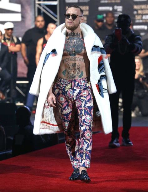 connor mcgregor gucci pants|UFC Star Conor McGregor Wears Gucci to His Weigh .